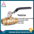 3/4 inch brass ball valve with forged 600 wog female threaded blasting brass ball valve with nipple